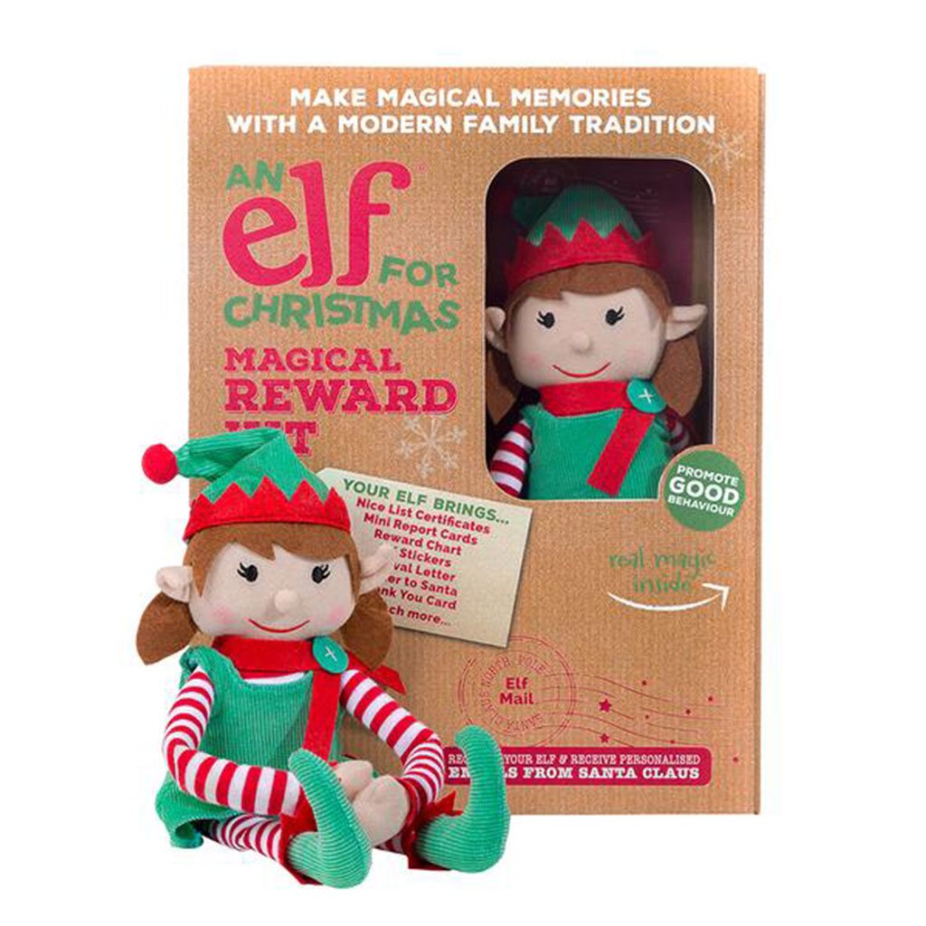 ELF FOR CHRISTMAS - GIRL ELF & MAGICAL REWARD KIT - Georgie & Moon