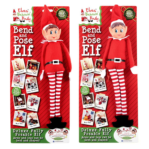 Official Elves Behavin' Badly Deluxe Bend & Pose Elf