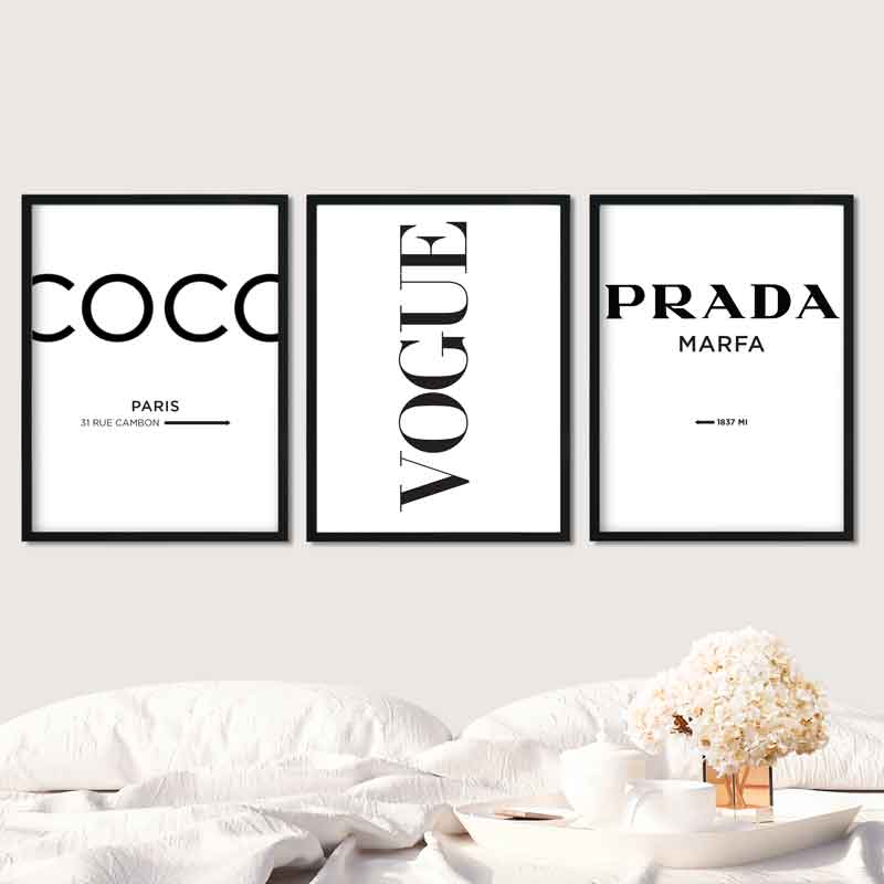 Fashion Posters Prints Prada  Shop Online Georgie and Moon