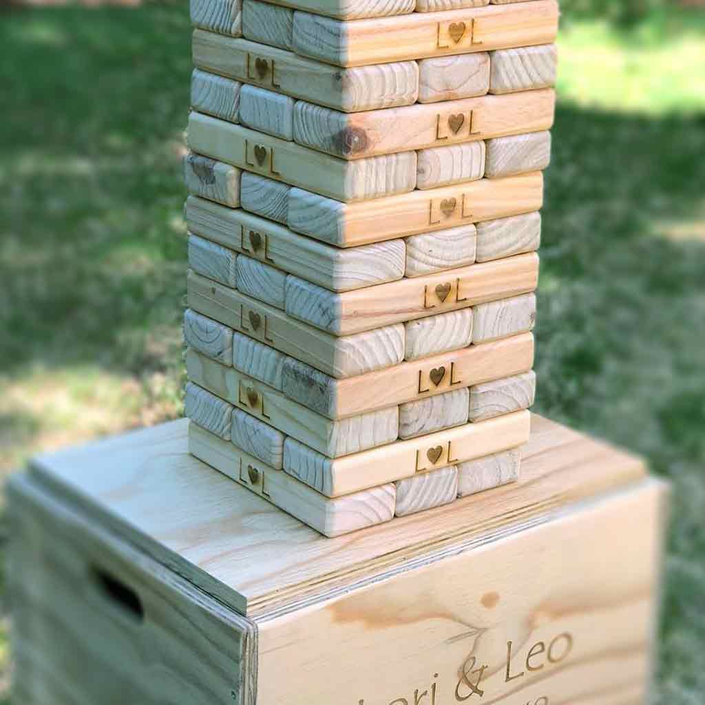 GIANT JENGA - 54 PIECES & BOX - Georgie & Moon