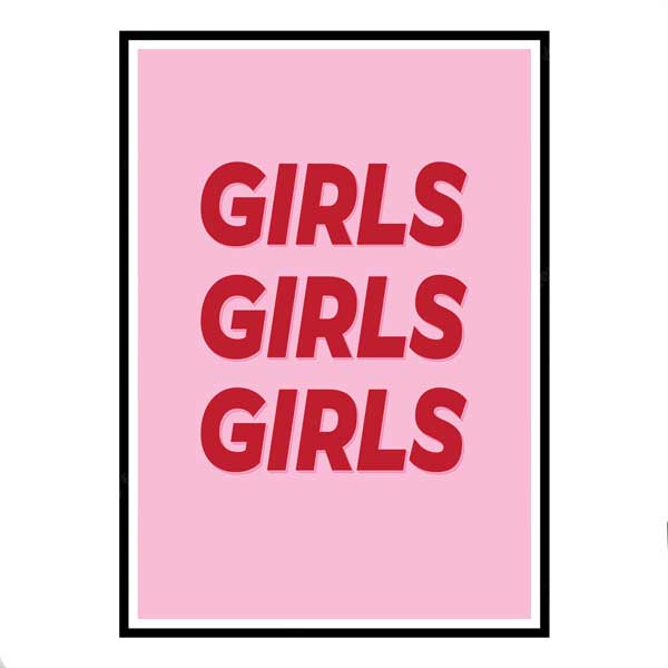 Girls Girls Girls | Wall Art