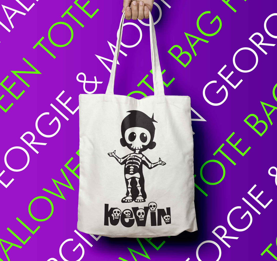 PERSONALISED HALLOWEEN TOTE BAG - Georgie & Moon