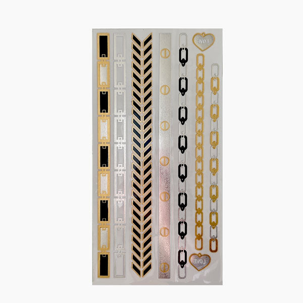 Metallic Flash Tattoos - Imogen