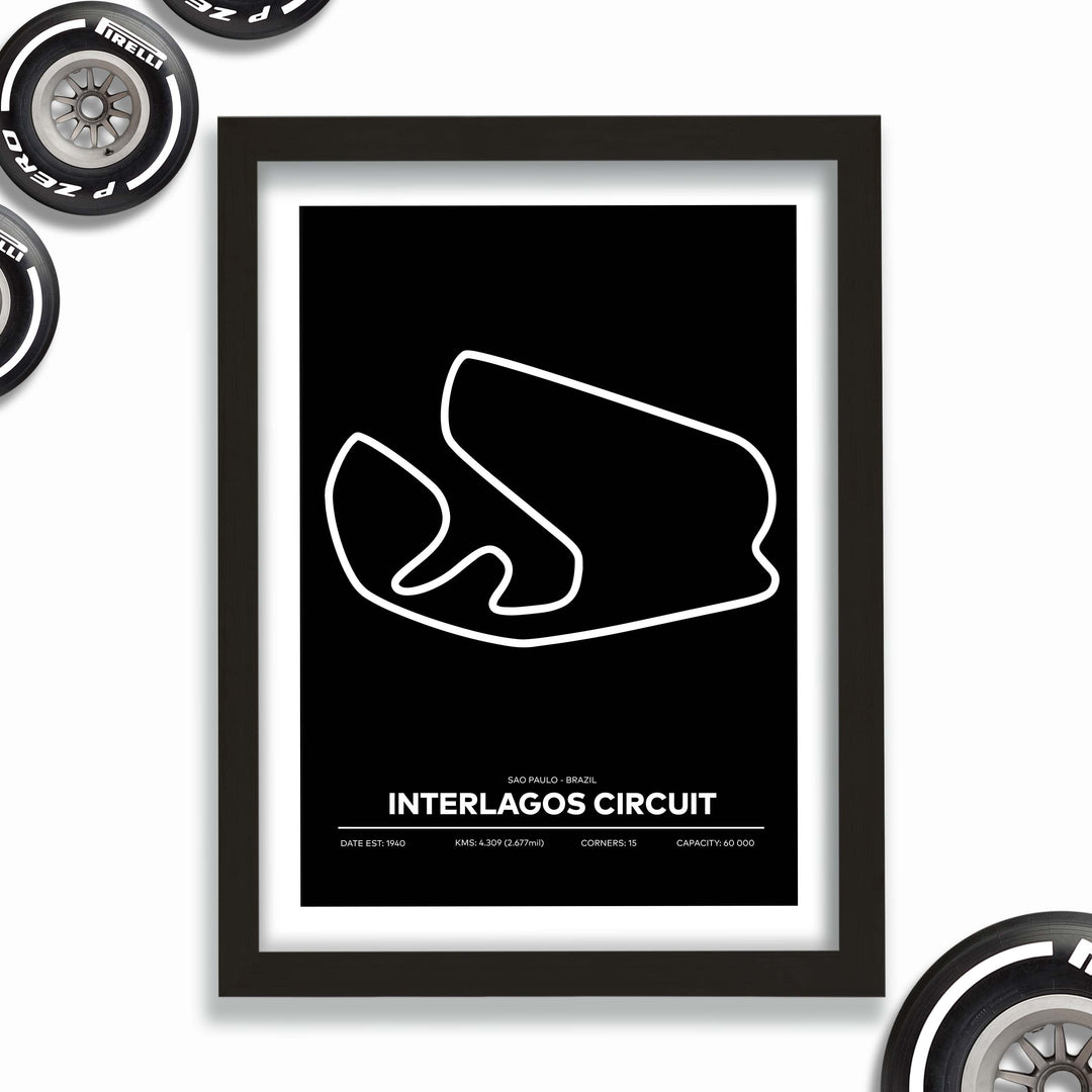 Formula Interlagos Circuit Poster