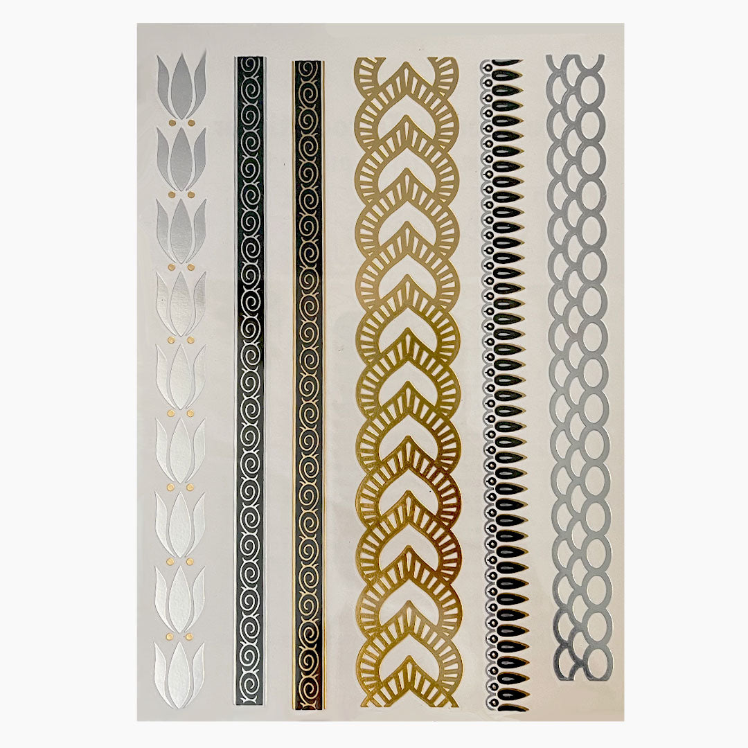 Metallic Flash Tattoos - Isis