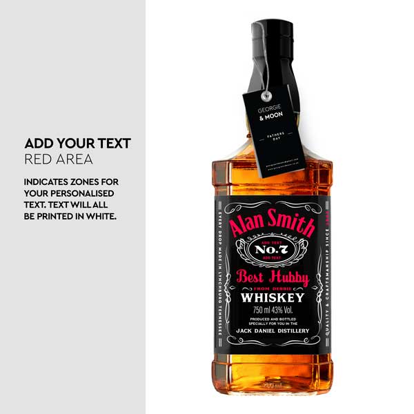 Personalised Jack Daniels Whiskey