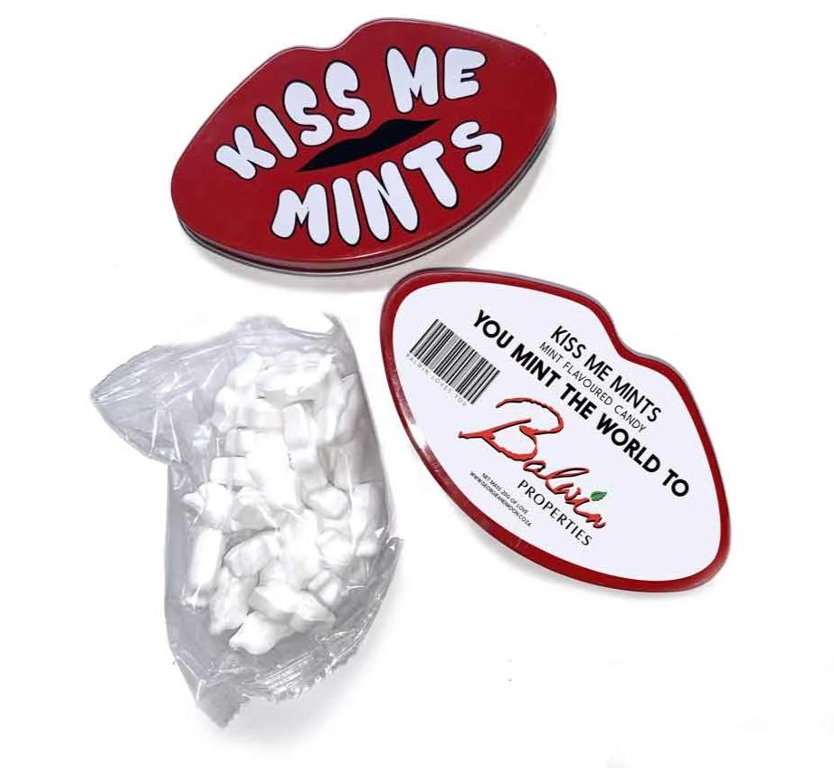 PERSONALISED KISS ME MINTS - Georgie & Moon