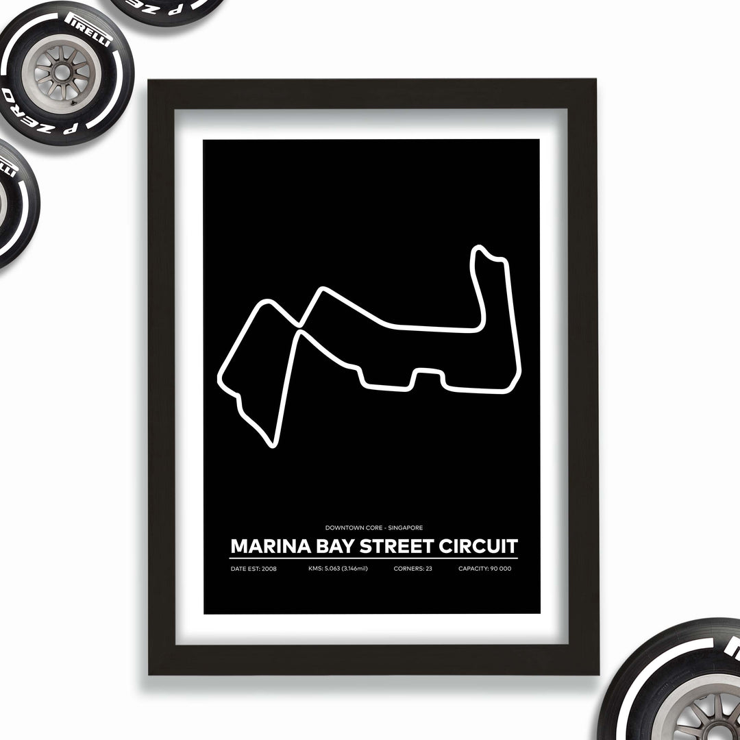 Formula Marina Bay Street Circuit Poster
