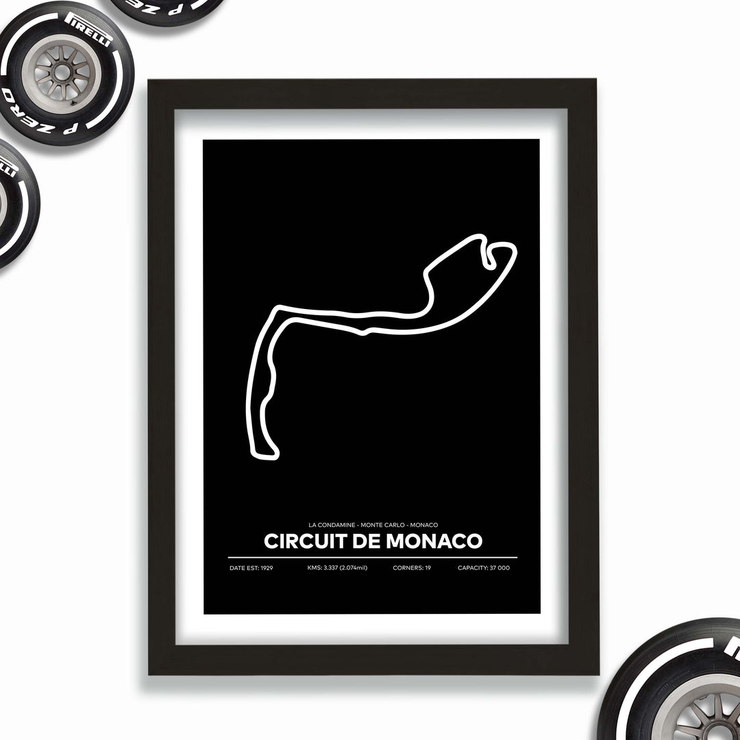 Formula Circuit De Monaco Poster
