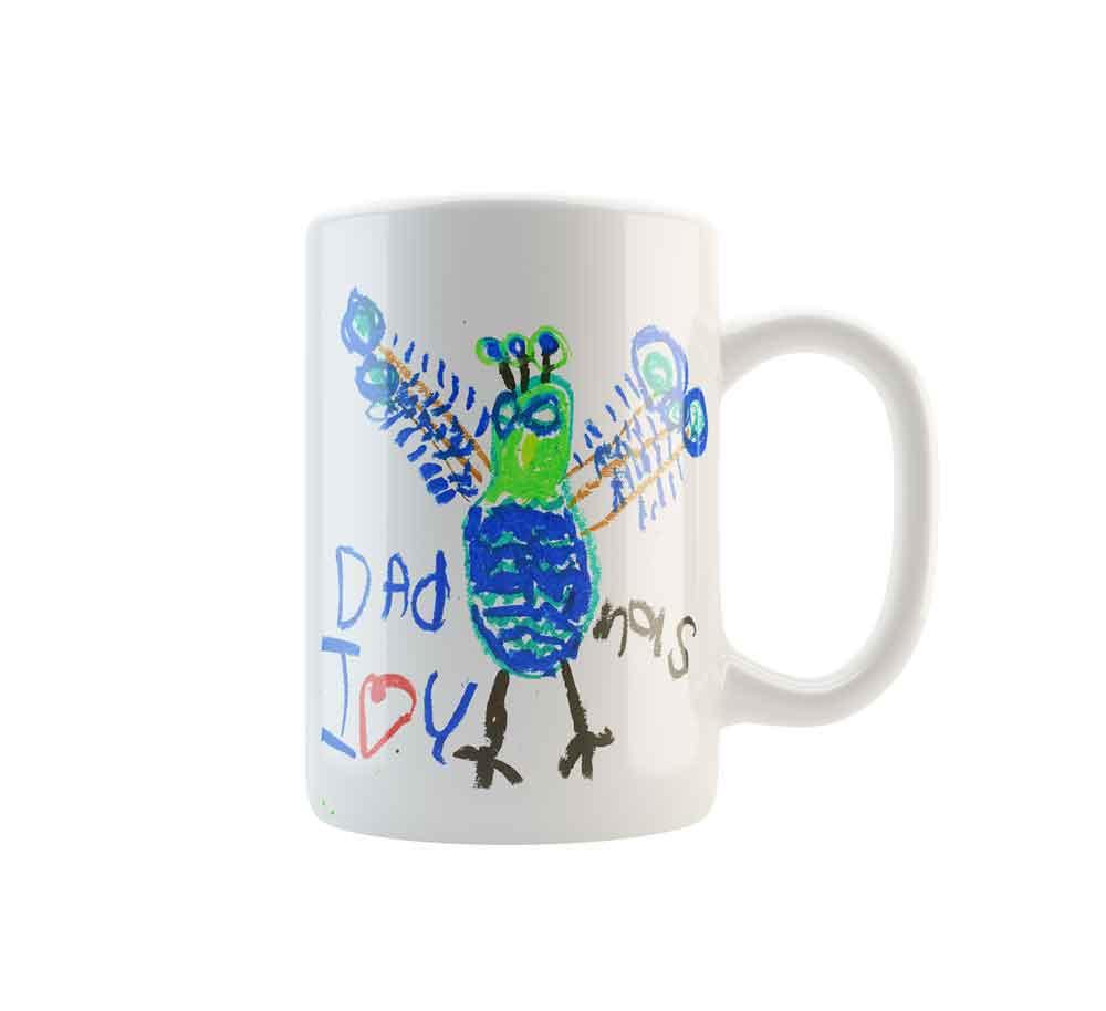 MUG | YOUR CHILDS DRAWING - Georgie & Moon