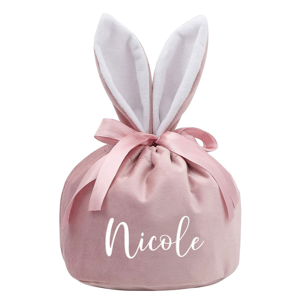 Velvet Easter Bunny Gift Bags