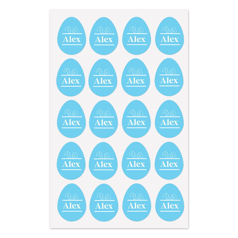 Personalised Easter Bunny Stickers