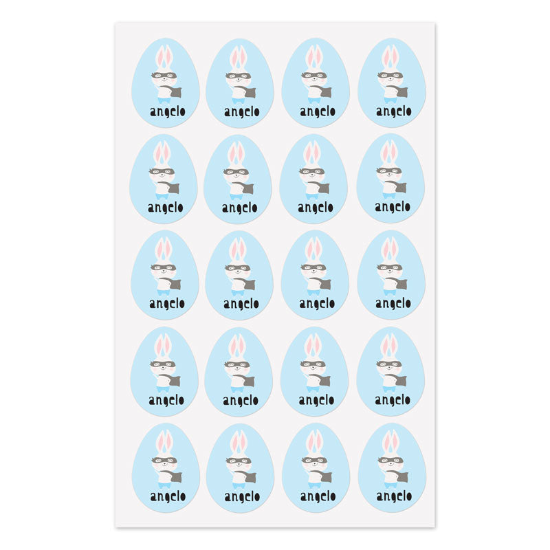 Personalised Easter Bunny Stickers