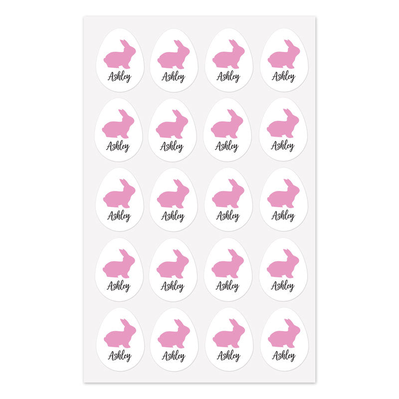 Personalised Easter Bunny Stickers