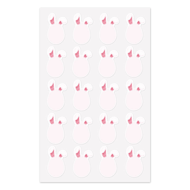 Blank Easter Bunny Stickers