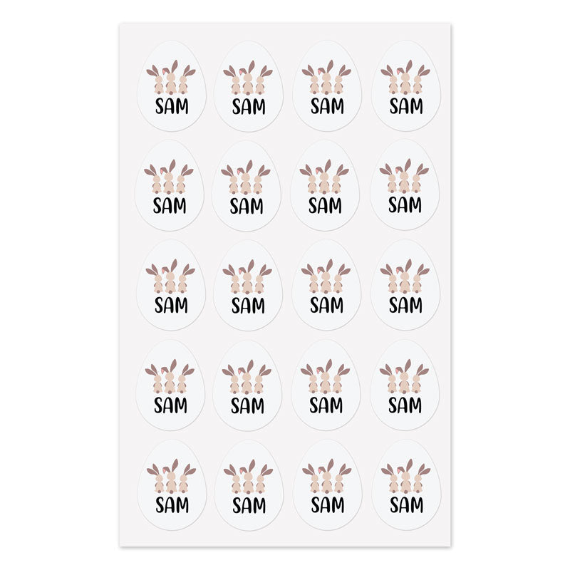 Personalised Easter Stickers