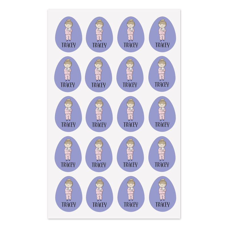 Personalised Easter Stickers