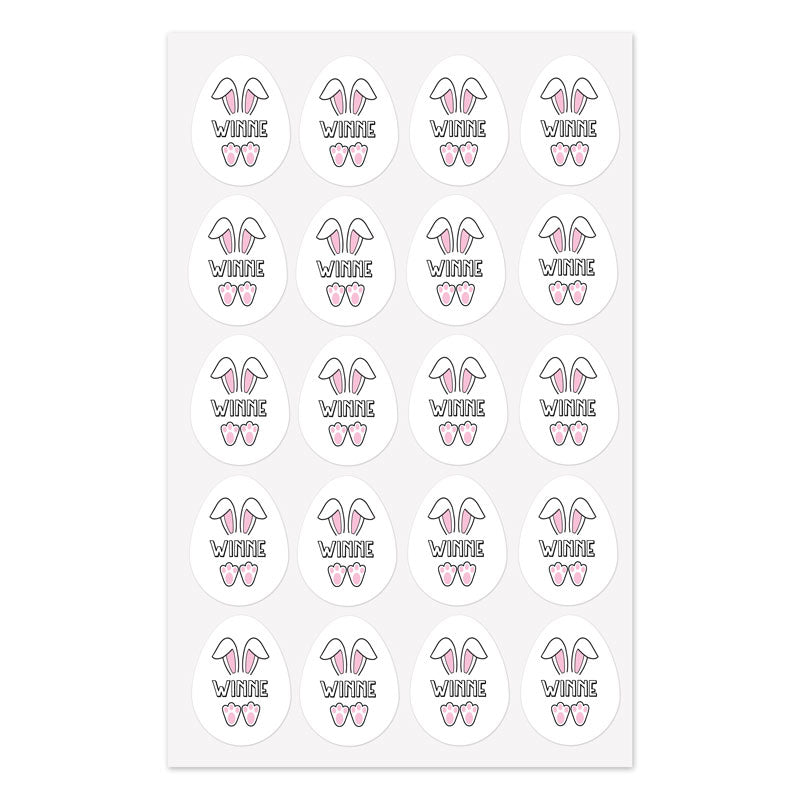 Personalised Easter Stickers