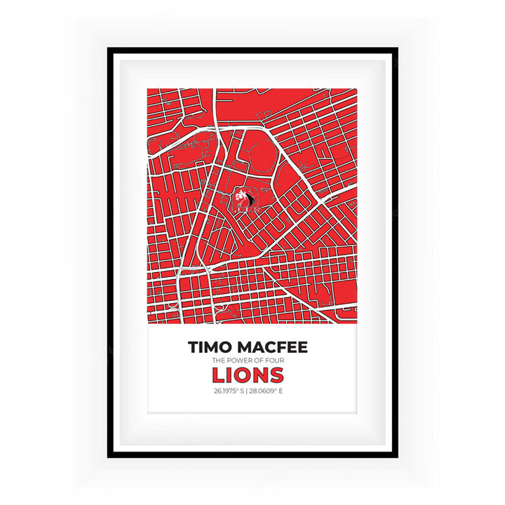 Lions Rugby Stadium Map