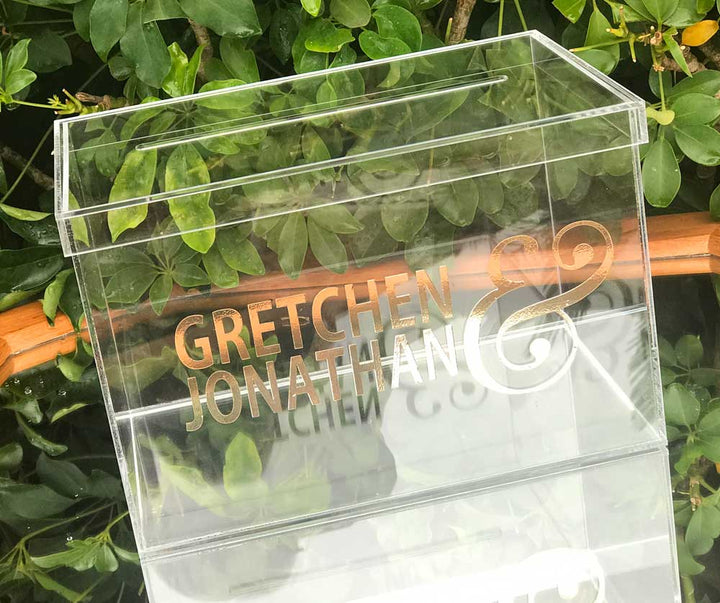 PERSPEX GIFT CARD BOX - Georgie & Moon