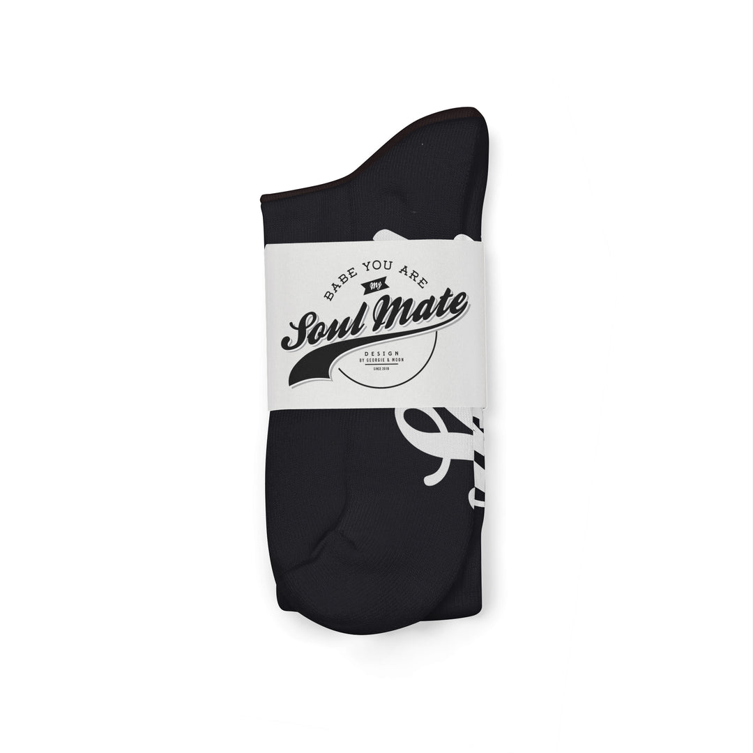 PERSONALISED MENS SOCKS | SOUL MATES - Georgie & Moon