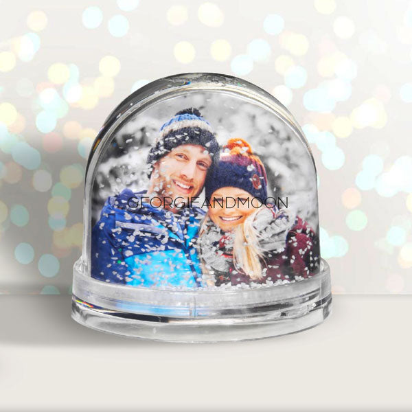 Personalised Magical Christmas Photo Snow Globe