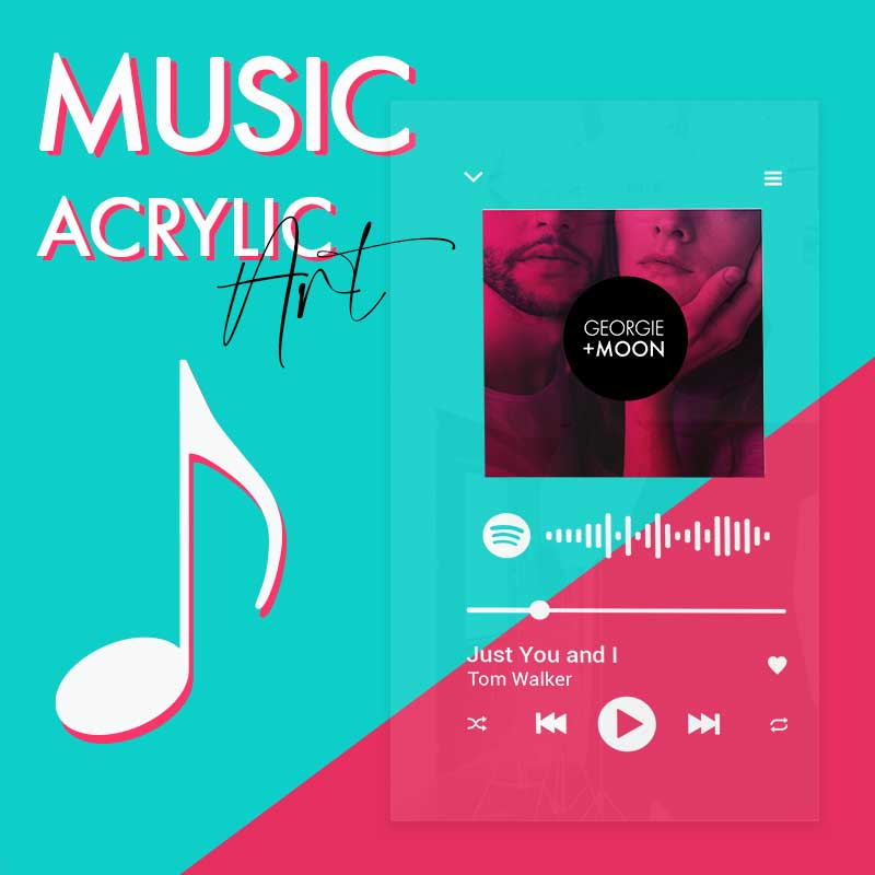 personalised Spotify music plaque tik tok