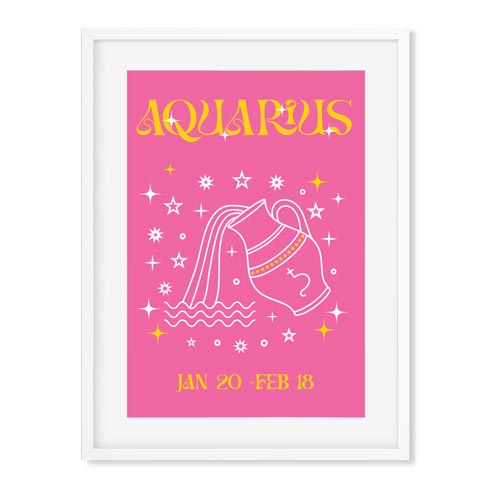 Zodiac Star Sign Poster | 008