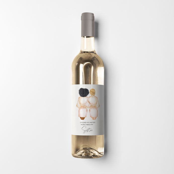 Personalised Wine Label | Bridesmaid