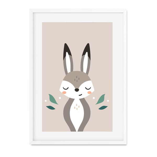 Scandinavian Hare - wall art print