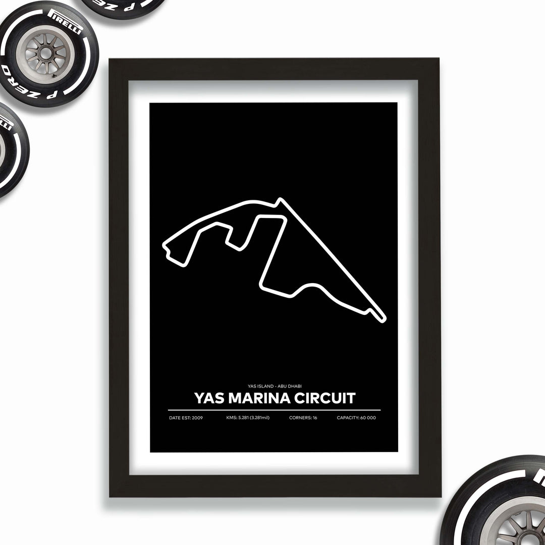Formula Yas Marina Circuit Poster